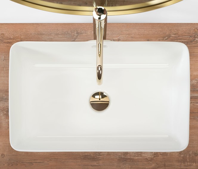 Umywalka Nablatowa BERTA 55 Biały