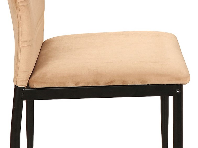 Krzesło RIP Velvet Czarny/Beż