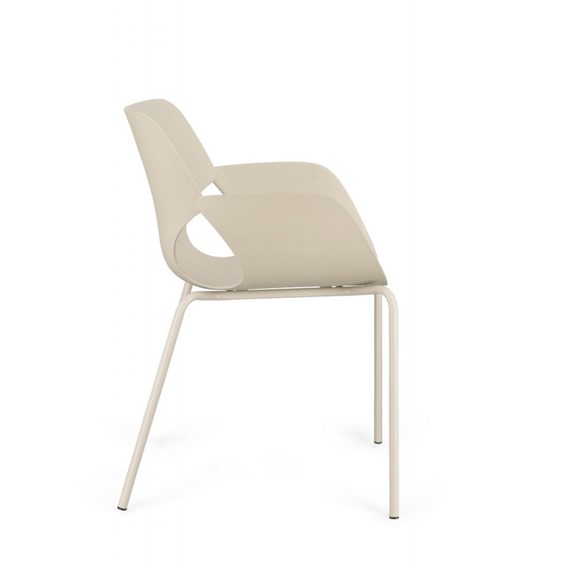 Krzesło LENNOX ARM Beżowy