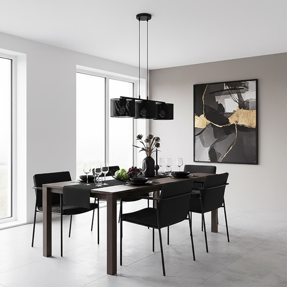 Lampa Wisząca LUX 3 Czarny