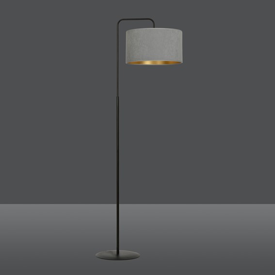 Lampa Podłogowa HILDE LP1 Czarny/Szary