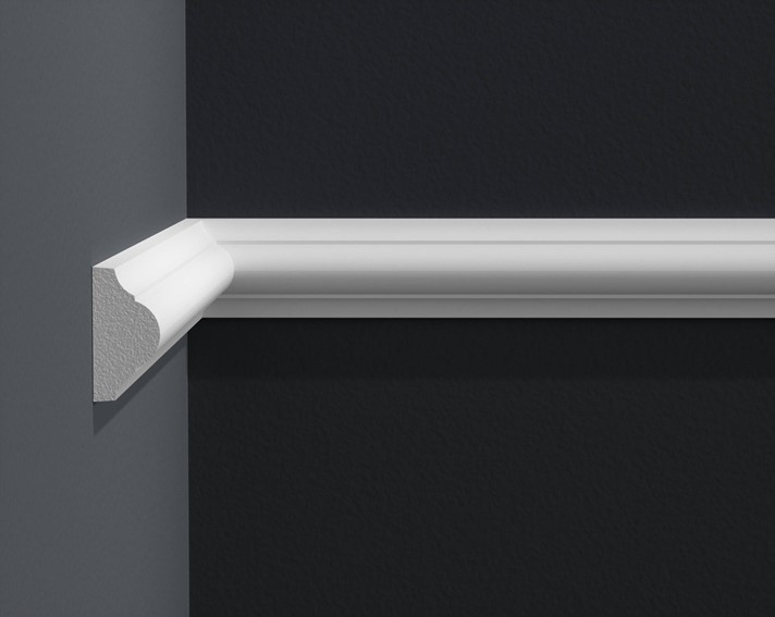 Listwa Naścienna Gładka LNG-21 Flex 235 cm Biały