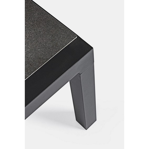 Stolik Ogrodowy KLEDI 120x70cm Ciemny Szary