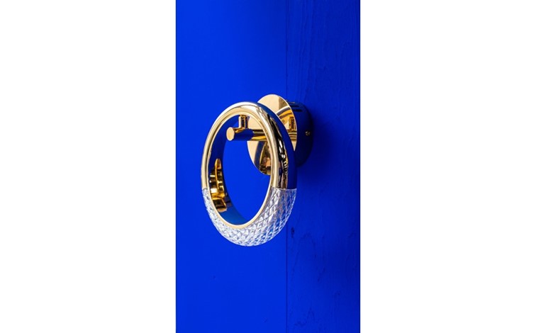 Lampa Ścienna HELIOS Złoty