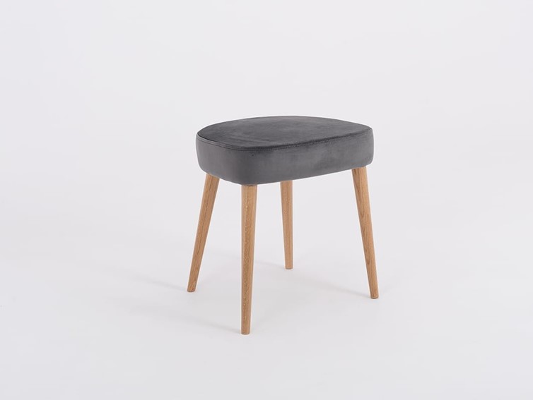 Taboret KIKO Szary Beż/Naturalny