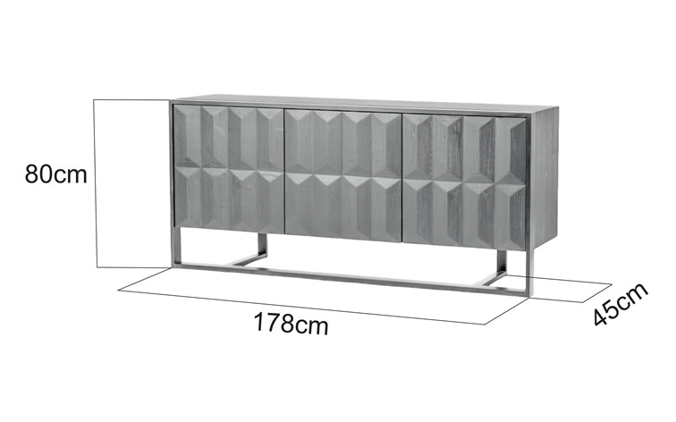 Komoda STILIG ST560 Czarny
