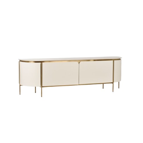 Komoda RTV STILIG ST120 Beż/Złoty