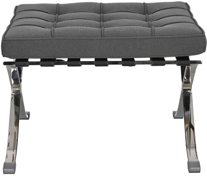 Podnóżek BA1 Tkanina Antracyt