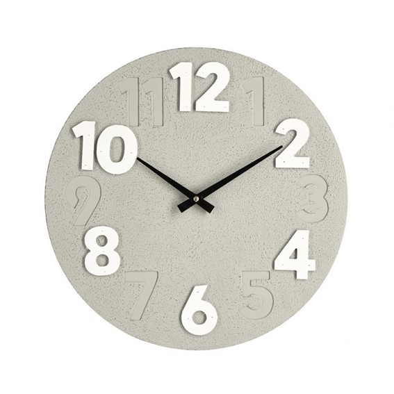 Zegar Ścienny TIMELINE 40 Szary