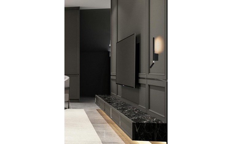 Lampa Ścienna PERISCOPE Czarny