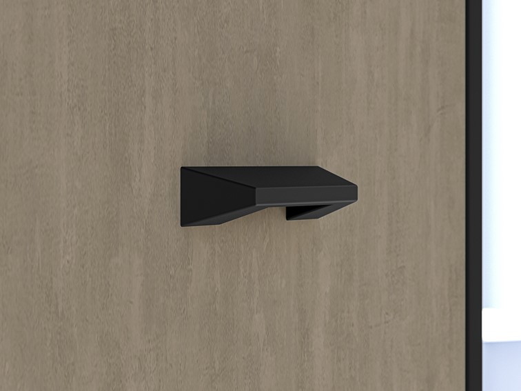 Biurko COLT 07 Dąb Craft Złoty/Czarny