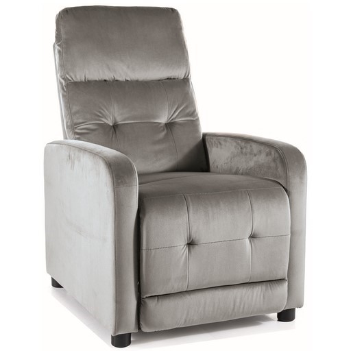 Fotel Rozkładany OTUS Velvet Bluvel Szary 14