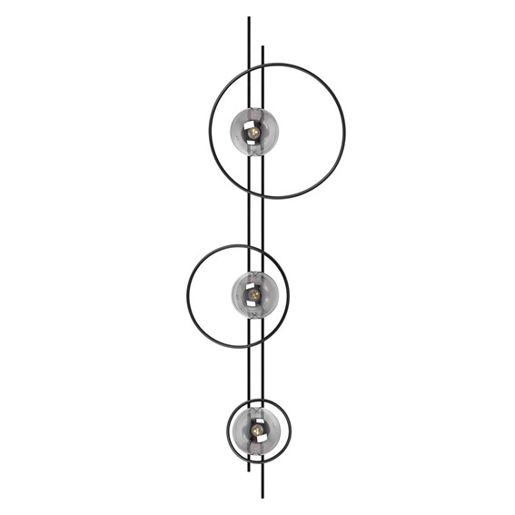 Kinkiet ASTRA K-5343 Grafitowy/Czarny