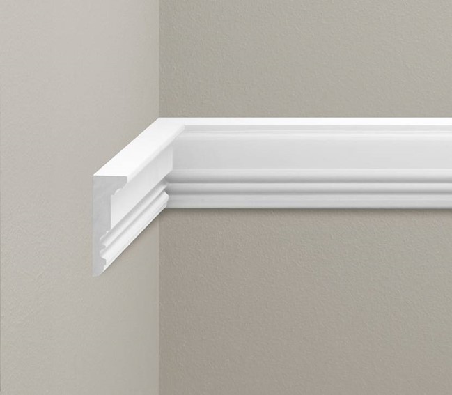 Listwa Naścienna Gładka LNG-10 240 cm Biały