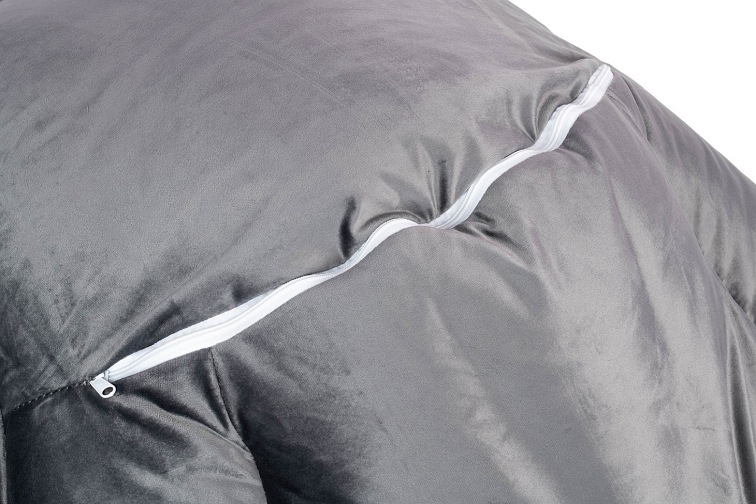 Fotel OTILIA STAND Velvet Ciemny Szary