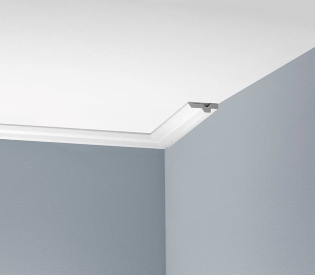 Listwa Gzymsowa Gładka LGG-23 240 cm Biały