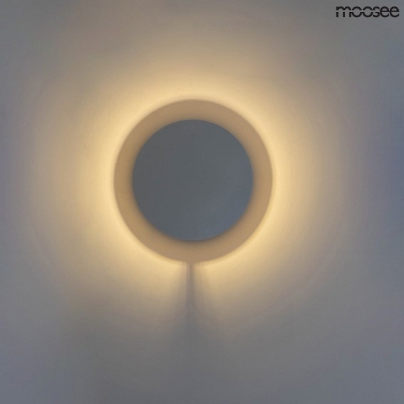 Lampa Ścienna ECLISE Złoty/Biały