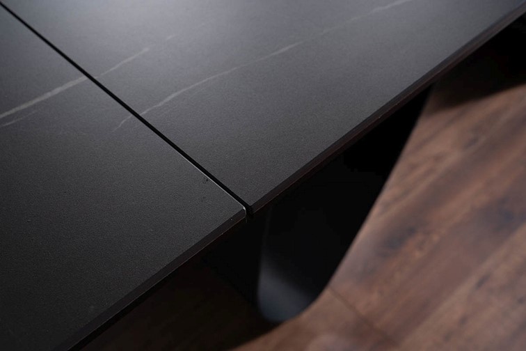 Stół Rozkładany SALVADORE Ceramic (160-240)x90 Sahara Noir/Czarny