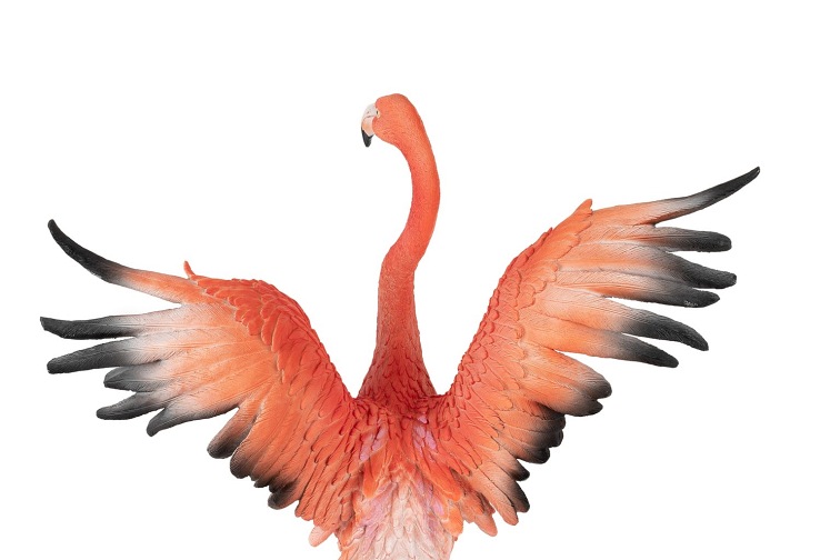 Dekoracja Stojąca Flamingo Road Fly 28x49x66 Różowy