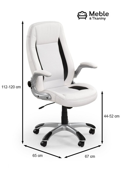 Fotel Gabinetowy SATURN Biały