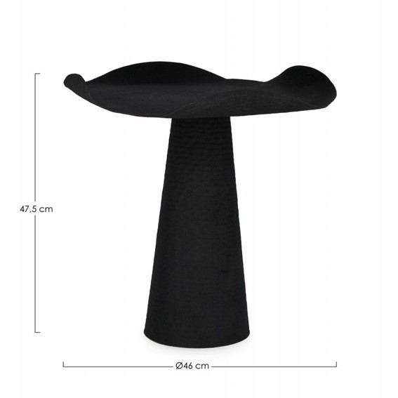 Stolik Kawowy LALITA fi46 Czarny