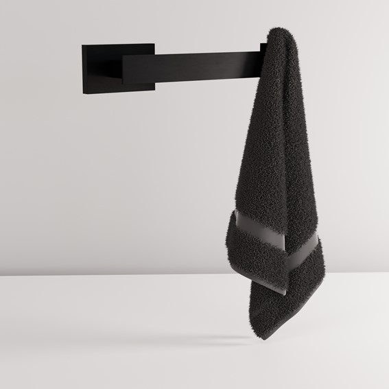 Uchwyt na Papier Toaletowy OSTE 209 Czarny