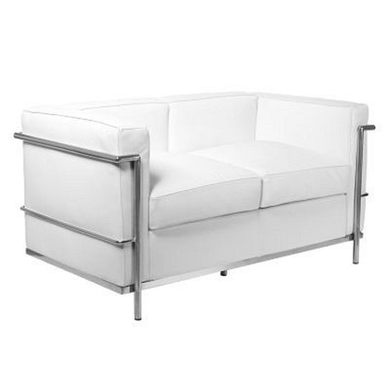 Sofa 2-osobowa KUBIK Biały