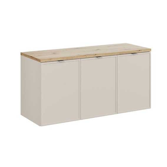 Zestaw Meblowy 120cm Dąb Artisan/Kaszmirowy Mat