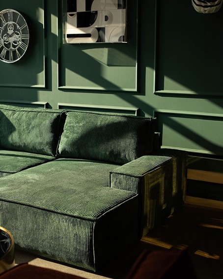 Narożnik PILLOW M Zielony