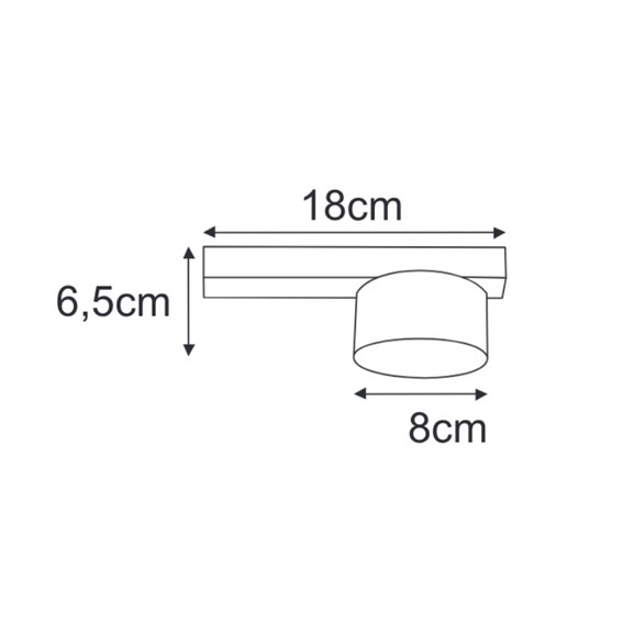 Lampa Sufitowa CRUZ K-5530 Czarny