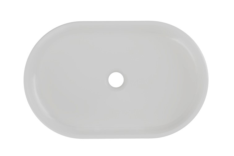 Umywalka Nablatowa RIVER Jasny Beton