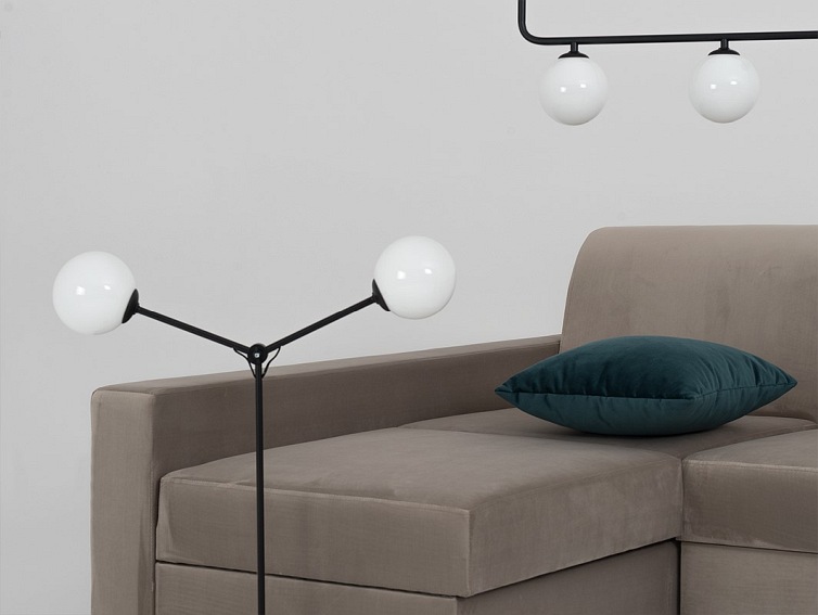 Lampa wisząca CATKIN TWINS – czarny