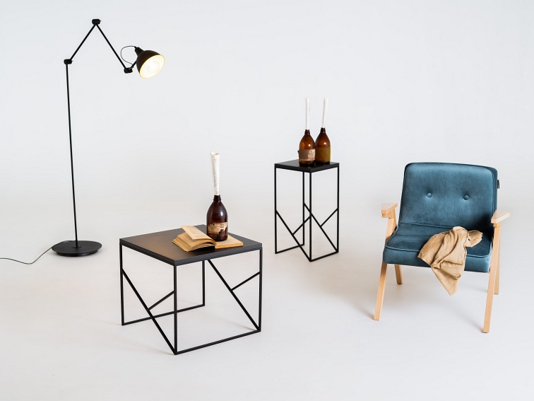 Fotel Vinc 66x69x74 Borówka Amerykańska/Naturalny