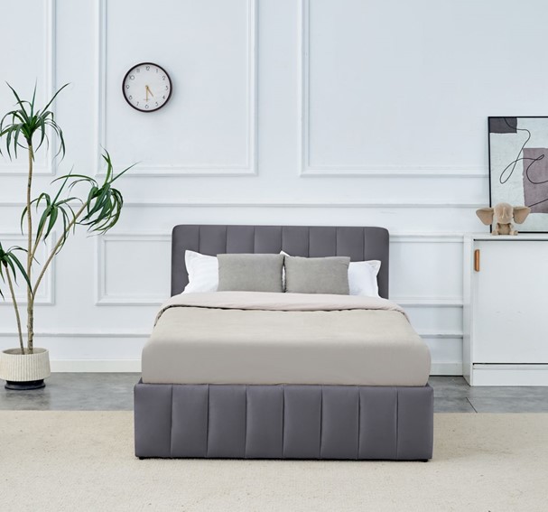 Łóżko Tapicerowane LT1-FX 120x200 Szary