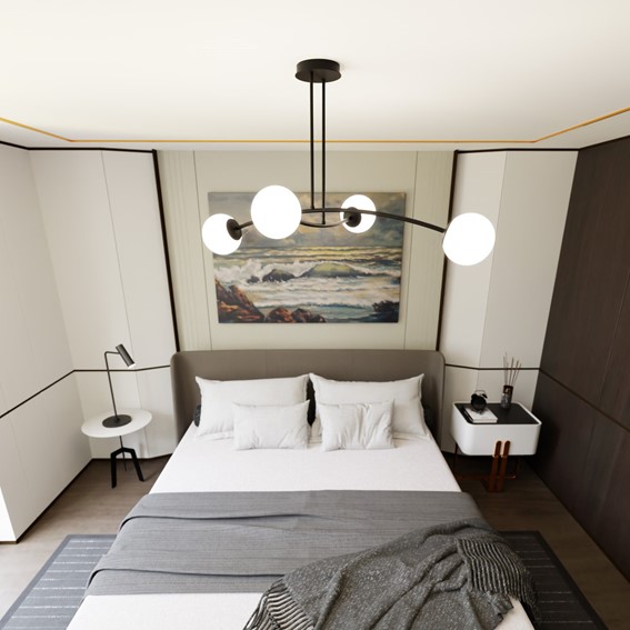 Lampa Sufitowa HALLDOR 4 Czarny