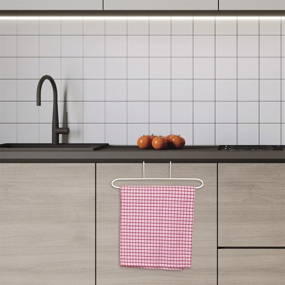 Uchwyt/Wieszak na Ścierkę/Ręcznik Kuchenny Biały