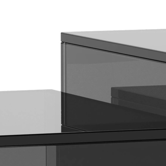 Zestaw 2 Stolików DICE Czarny