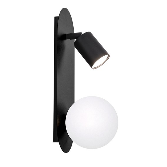 Kinkiet ARIES K-5480 Czarny/Biały