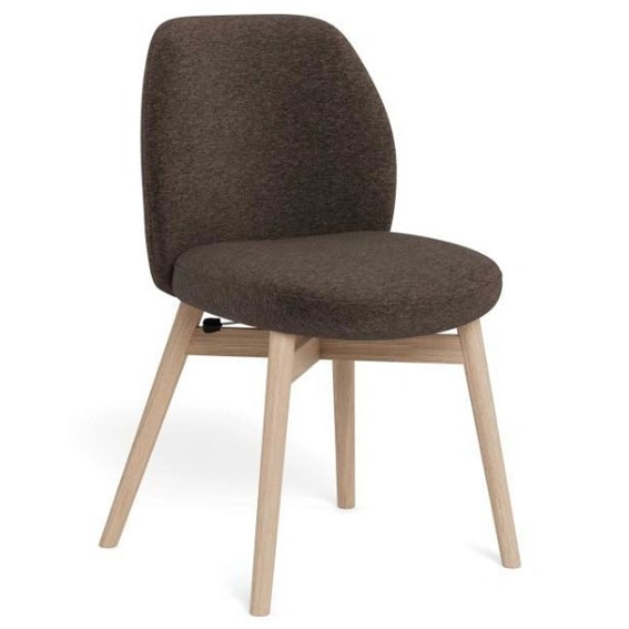 Krzesło JOY Brązowy/Dąb Bielony