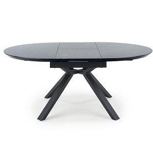 Stół Rozkładany VERTIGO (130-180)x130 cm Czarny