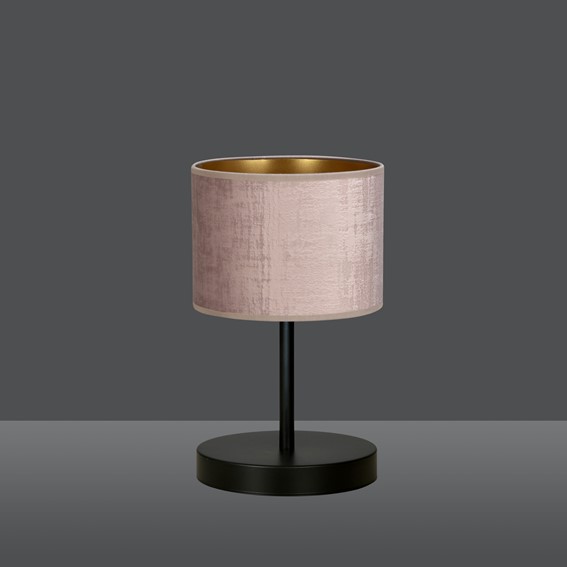 Lampa Biurkowa HILDE LN1 Czarny/Różowy