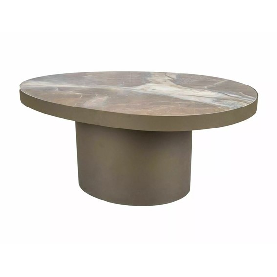 Ława GUSTO B 98x73cm Brąz Połysk/Miedziany