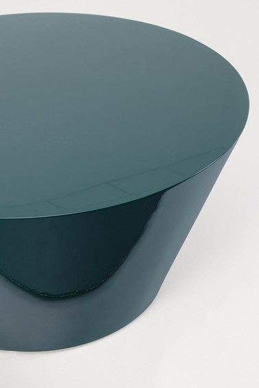 Stolik Kawowy OTILIA SHAPED Fi60cm Zielony