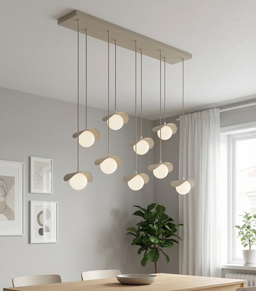 Lampa Wisząca RITUAL 9 Beżowy