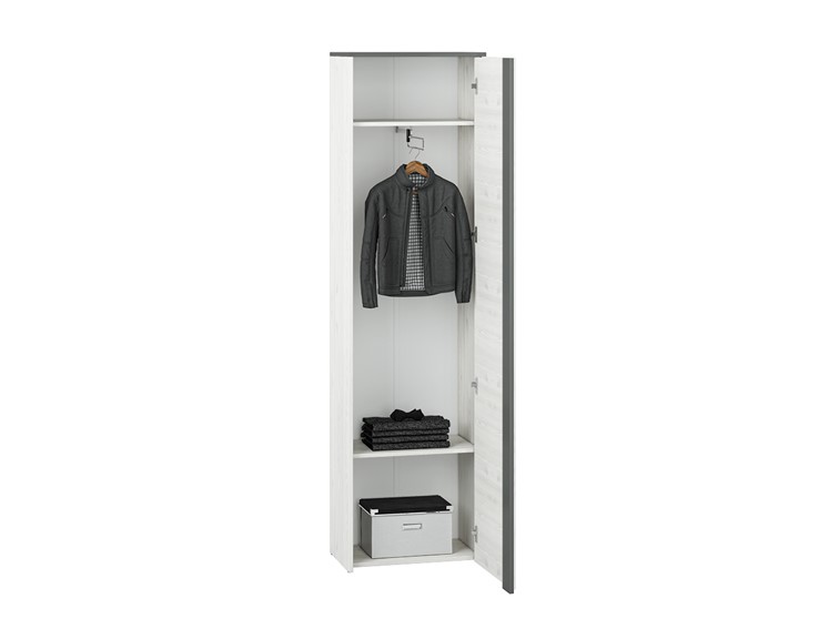 Szafa HYGA 06 Sosna Śnieżna/Antracyt