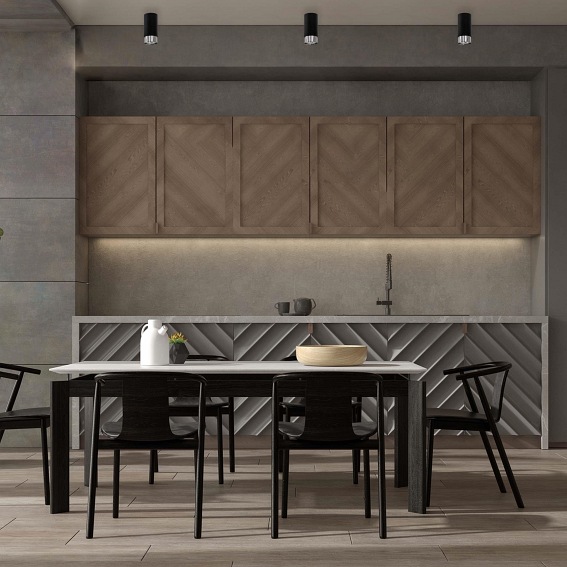 Lampa Sufitowe Hava 1P 6x13 Czarny