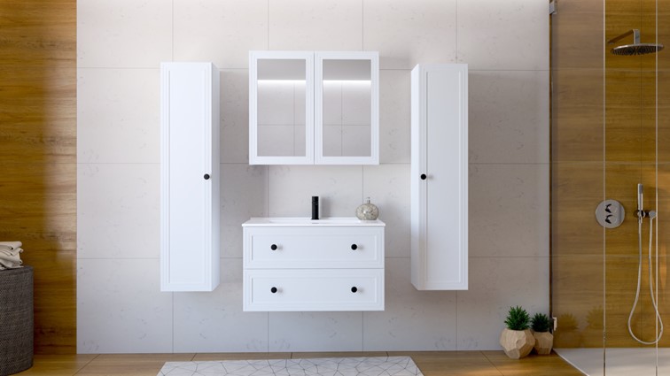 Szafka pod Umywalkę TORETO 80/2S Biały