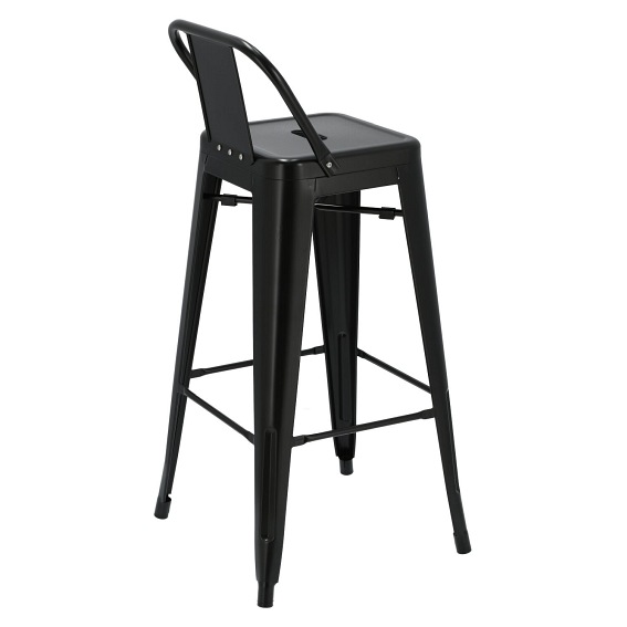 Hoker PARIS BACK Short 75cm black insp. Tolix