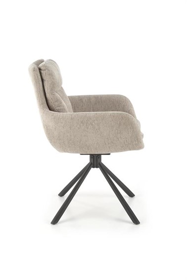 Krzesło K495 Czarny/Beżowy