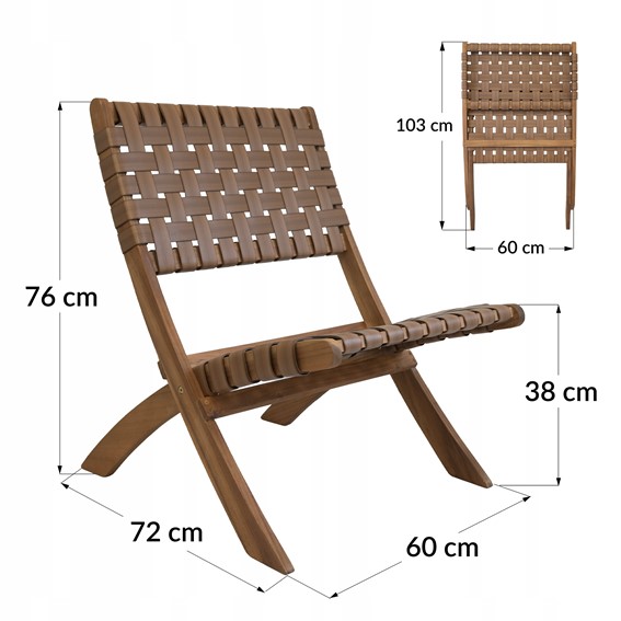Zestaw Balkonowy ARBORIO Duo Naturalny